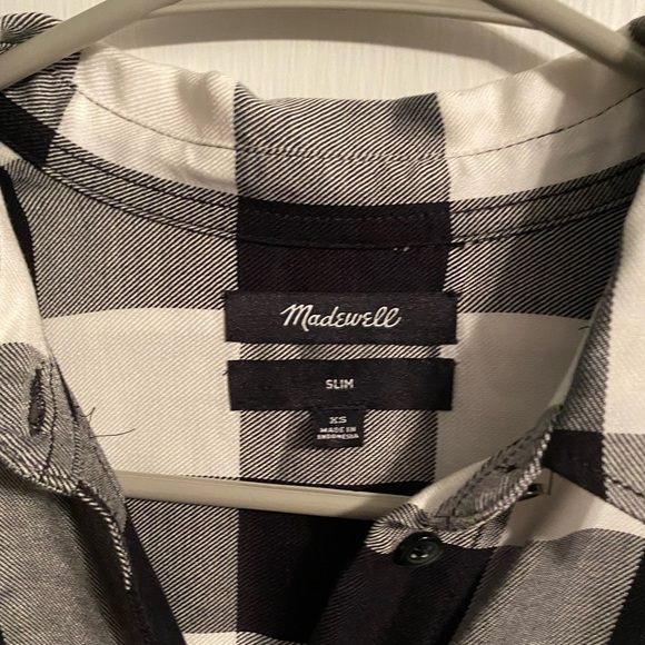 Buffalo checked Madewell top - Picture 2 of 3